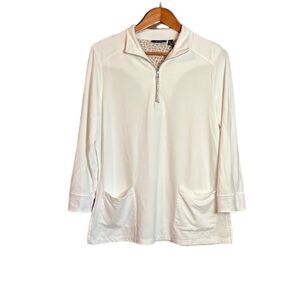 ‎3 for $30! Susan graver weekend 1/4 zip sweater